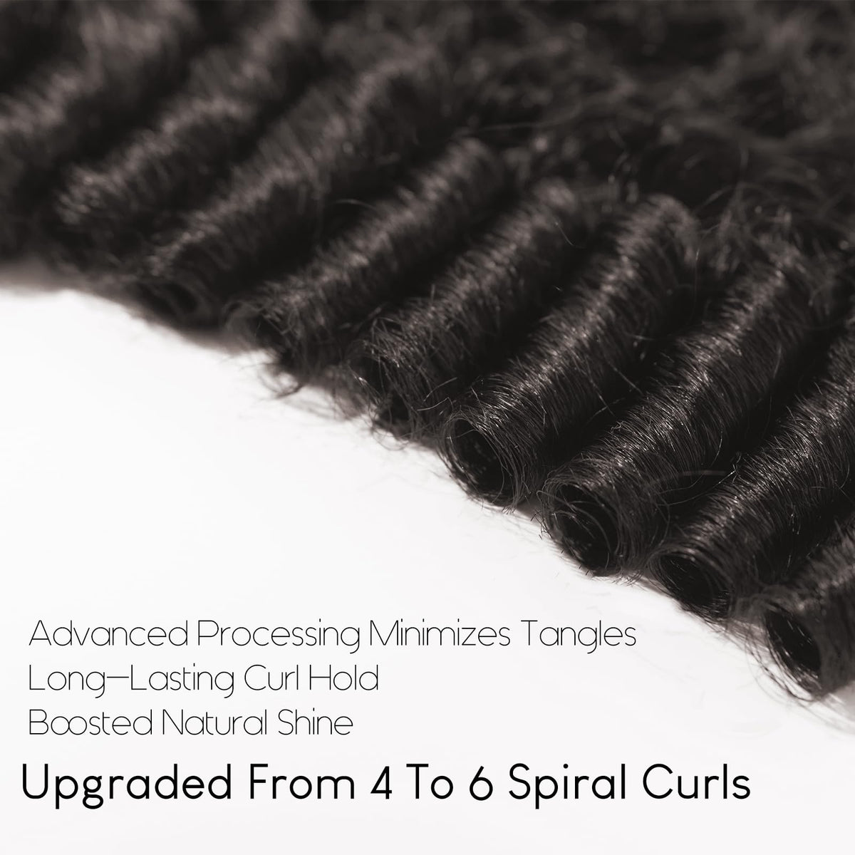 WEQUEEN Burmese Curly Bundles 20-inch: dramatic length with smooth texture.