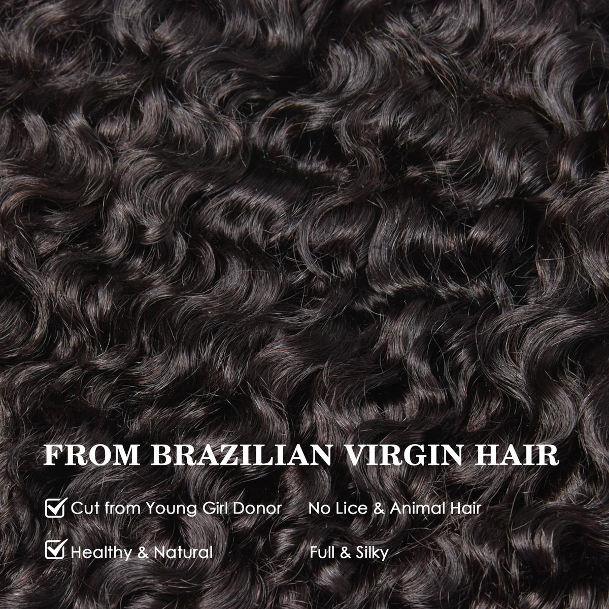 Bundle shows volume and movement with spiral-end curls.