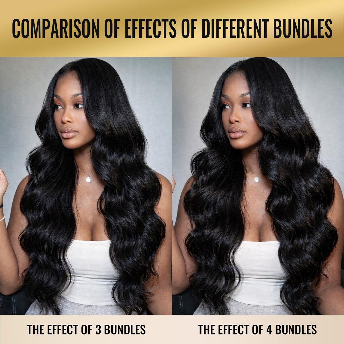 WEQUEEN offers 14–30 inch options for full, thick volume.