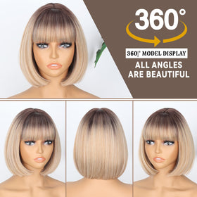 WERD bob wig suitable for cosplay or daily use and quick looks.