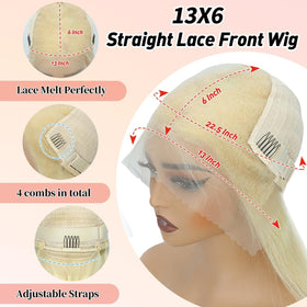 Werkueen wig showing pre-plucked baby hair detail for realistic styling