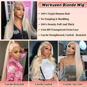Werkueen HD lace natural hairline for seamless scalp appearance