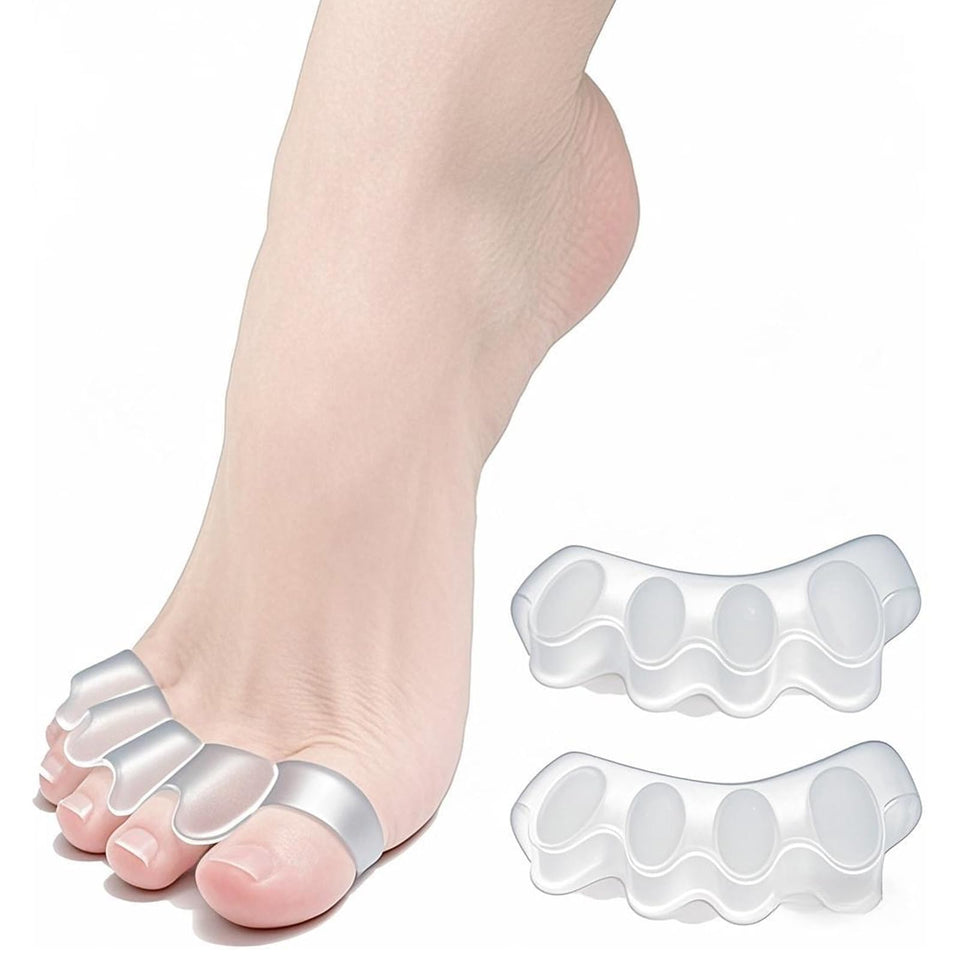 WERNOKLE toe separator with soft gel material for gentle toe alignment.