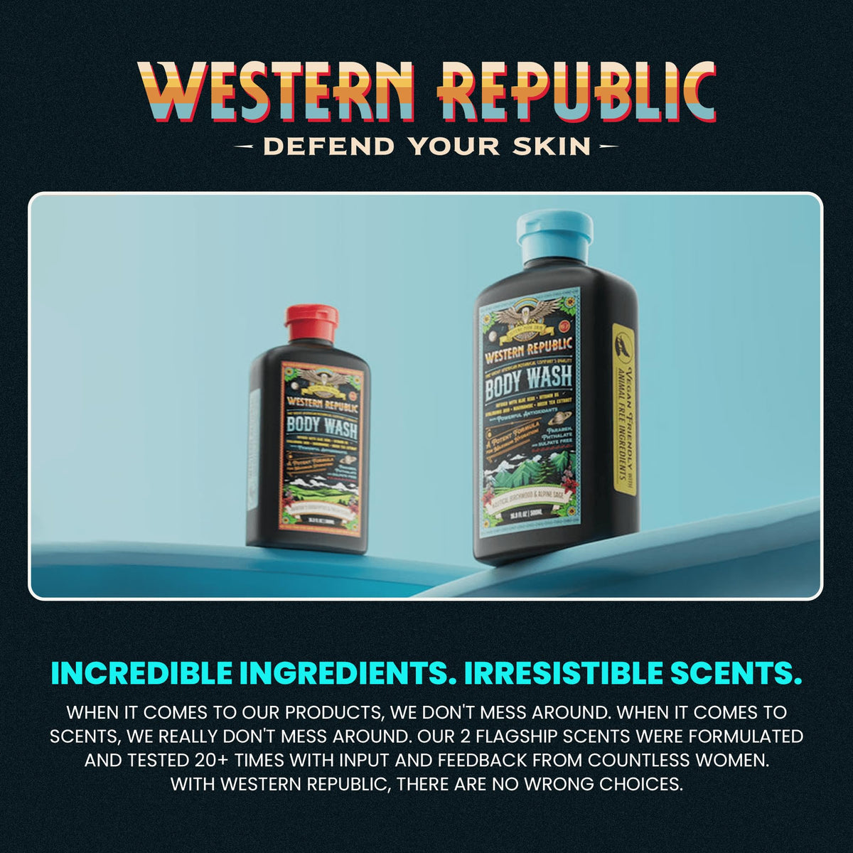 Western Republic two-pack 500ml set ideal for multiple spaces