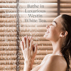 Westin signature white tea aloe bottle close-up emphasizing refreshing scent
