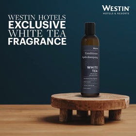 Pump dispenser of Westin White Tea Aloe Conditioner for easy use