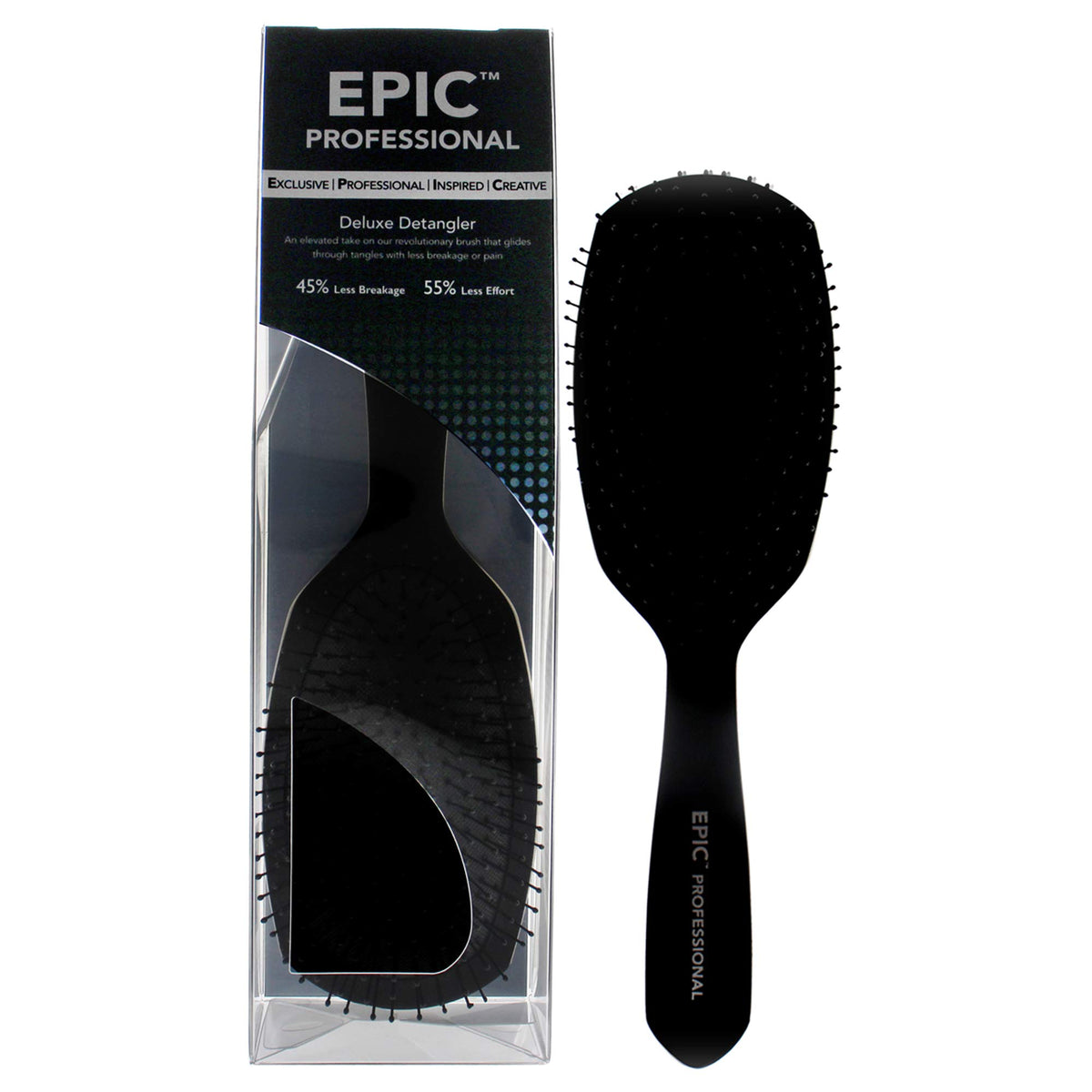 Wet Brush Epic Professional Detangler with IntelliFlex bristles glides through tangles with less breakage.