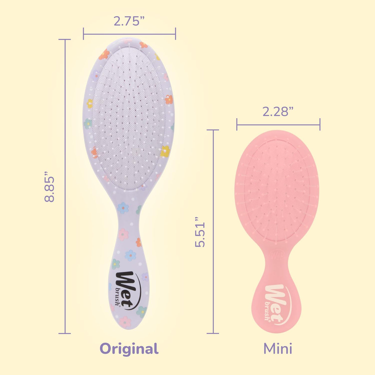 Wet Brush Original Detangler painless bristles flex to ease detangling