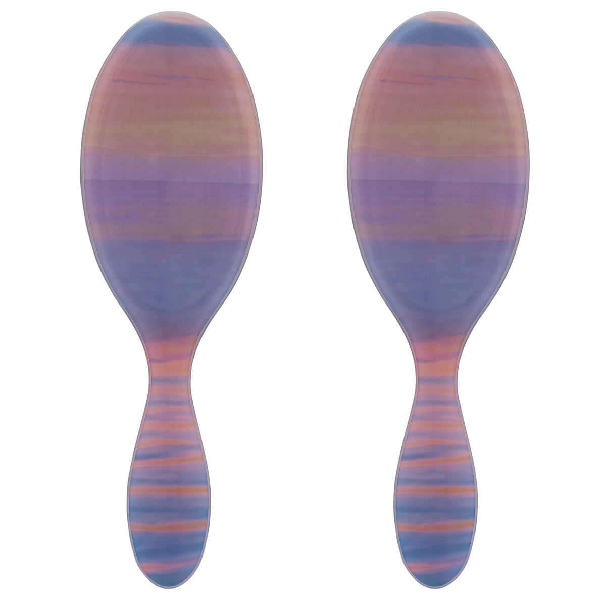 Wet Brush Original Detangler in Desert Afterglow purple glides through tangles for painless detangling.