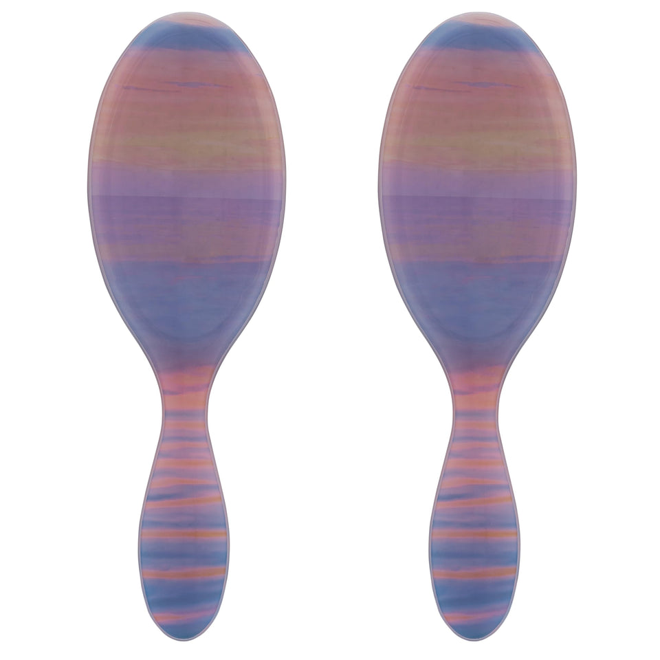 Wet Brush Original Detangler in Desert Afterglow purple glides through tangles for painless detangling.
