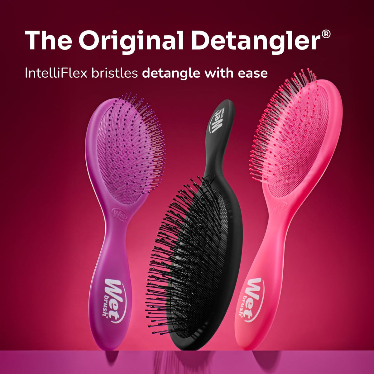 Wet Brush Original Detangler Desert Afterglow purple suited for straight, curly, and textured hair.