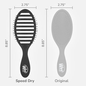 Wet Brush Speed Dry ergonomic handle provides comfortable grip during sessions.