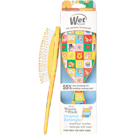 Wet Brush Winnie the Pooh detangler brush front view for gentle knot removal