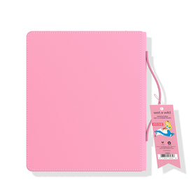 wet n wild alice in wonderland makeup bag closed with full-zip closure keeps cosmetics secure while traveling