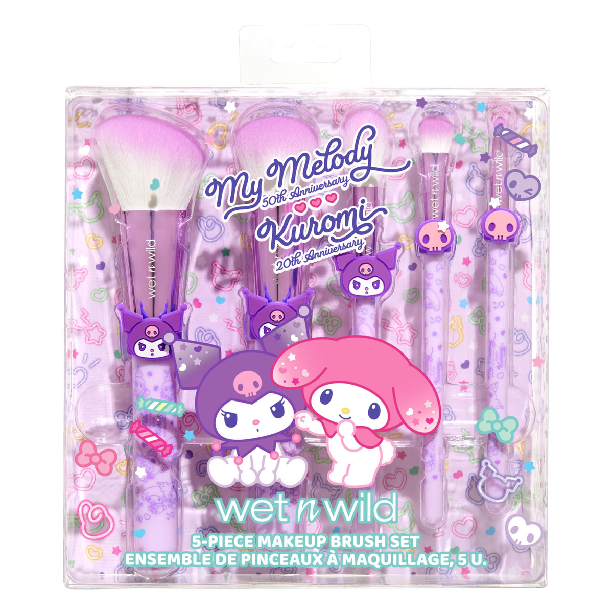 wet n wild My Melody Kuromi domed powder brush for even coverage