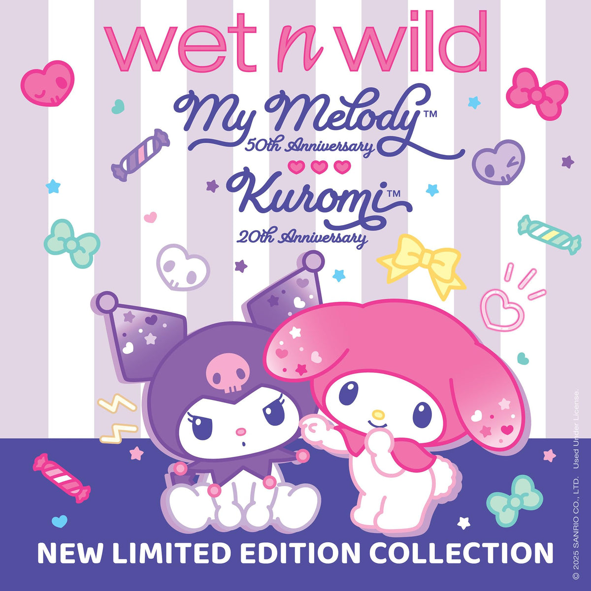 wet n wild My Melody Kuromi highlighter brush for radiant glow