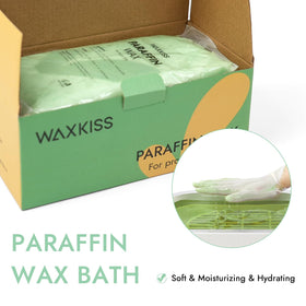WeWax hand and feet paraffin wax treatment for spa-like home use.