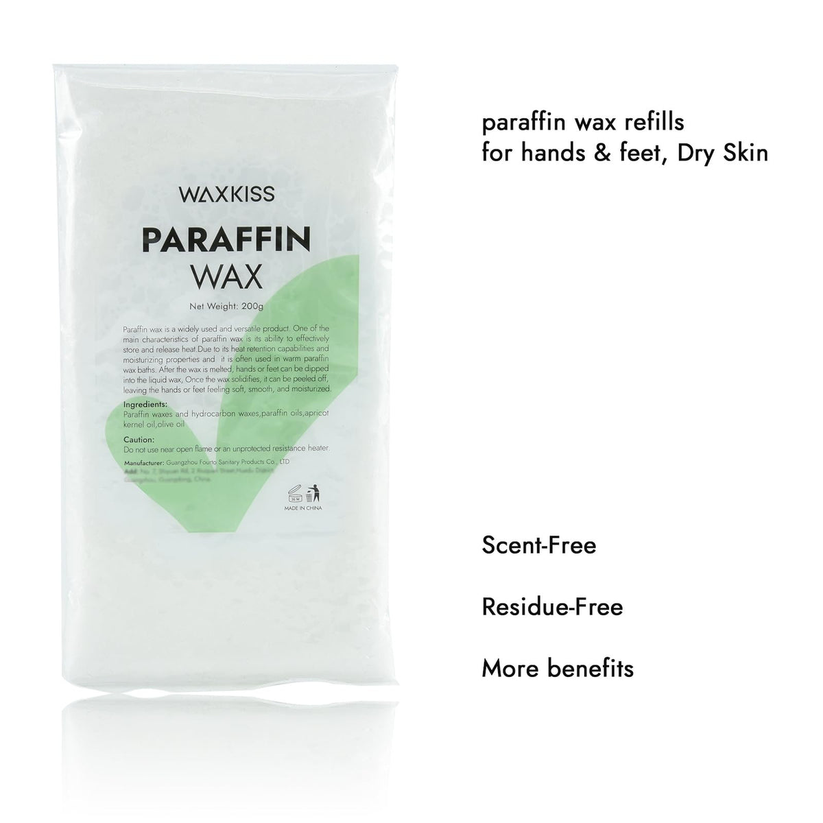 wewax paraffin wax refill foot-dip delivers soothing warmth for softer, comfortable feet.