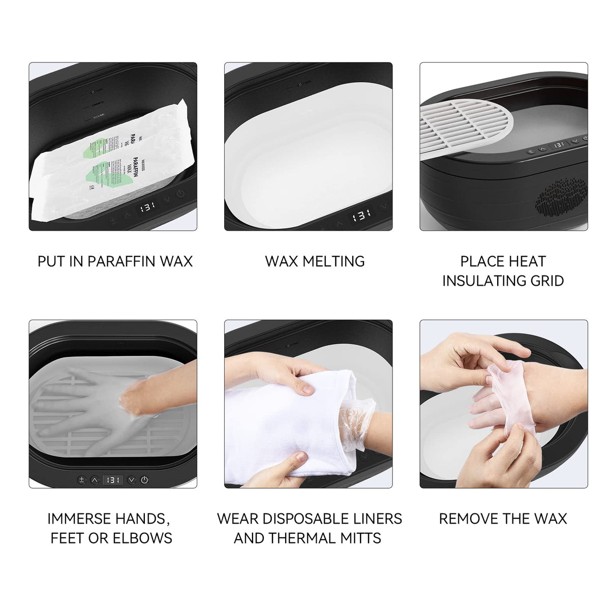 wewax paraffin wax refill warm-session offers a cozy, relaxing treatment.