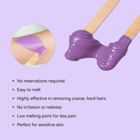 wewax pink wax designed for bikini line, gentle on delicate areas