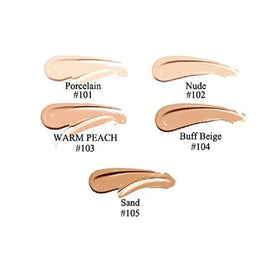 WFWJ PHOERA Foundation full-coverage swatch hides blemishes with a natural finish.