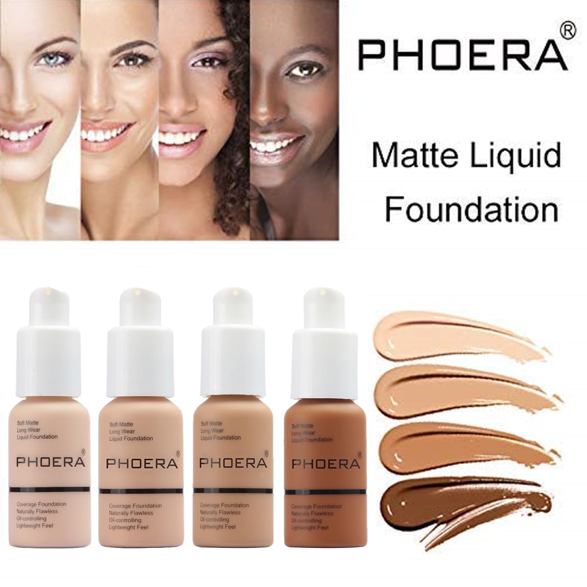 WFWJ PHOERA Foundation lightweight texture for comfortable all-day wear.