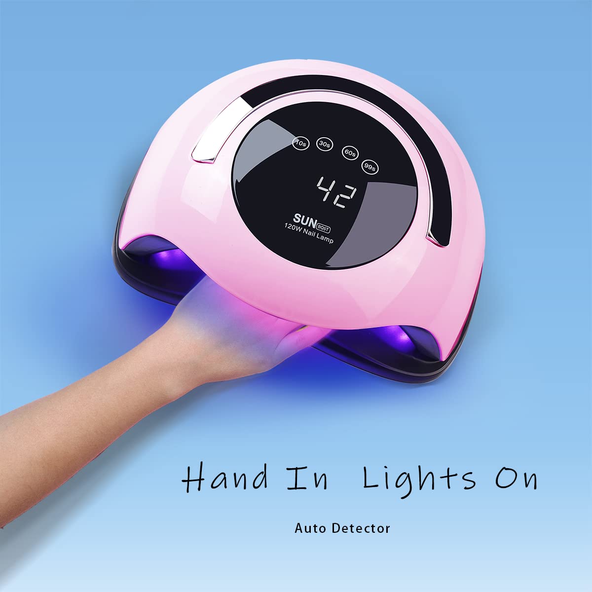 Pink, compact styling fits vanity spaces and studios