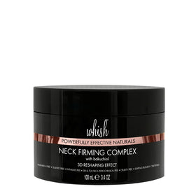 Whish Neck Firming Cream jar highlights 3D reshaping for defined neck contours.