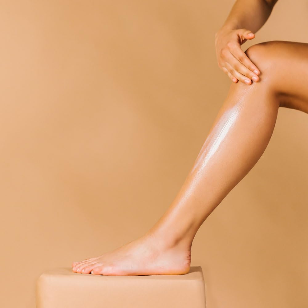 Whish self tanner body application highlights even glow and hydration.