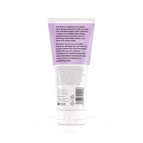 White Hot Glorious Shampoo travel-size packaging ideal for gym sessions.