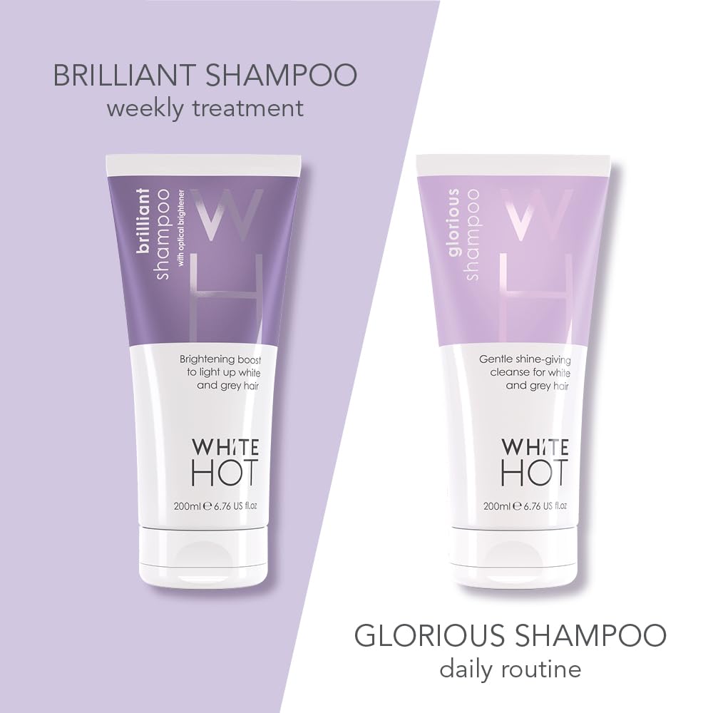 White Hot Shine Duo conditioner cream depicts easy detangling and satin like finish