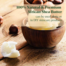 Whipped body butter using White Naturals Shea Butter for luxurious softness.