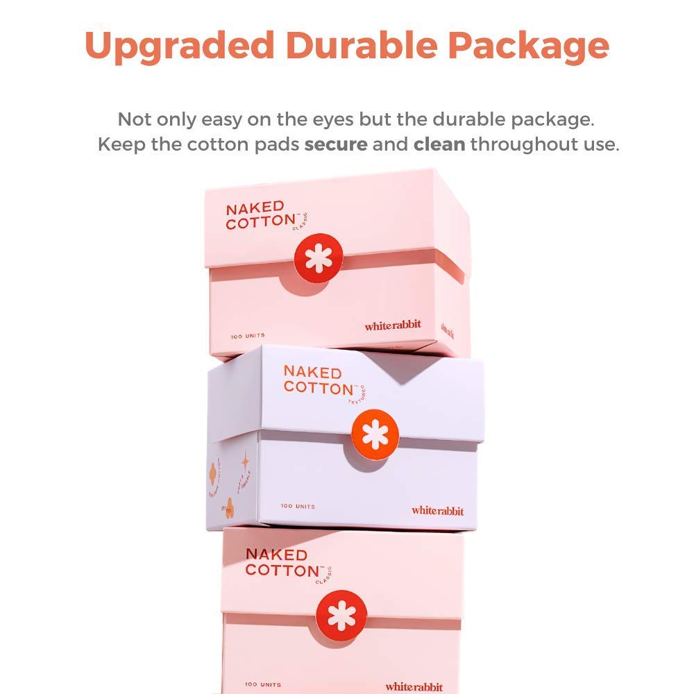 White Rabbit 4x6-inch pads offer large coverage for quick cleansing.