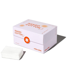 White Rabbit naked cotton textured pads for gentle exfoliation and makeup removal.