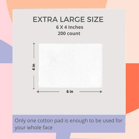 White Rabbit unbleached perforated pads prevent lint while absorbing toner evenly.