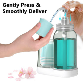 WhiteRhino wide-mouth design simplifies cleaning and refilling.