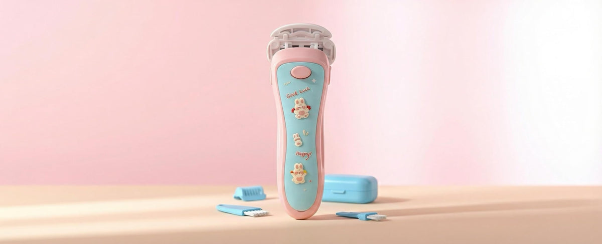 Whityle ergonomic handle for a secure, comfortable grip during shaving