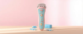 Whityle ergonomic handle for a secure, comfortable grip during shaving