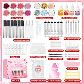 WhizToys Lip Gloss Base 200ml provides a smooth, moisturizing base for customization.
