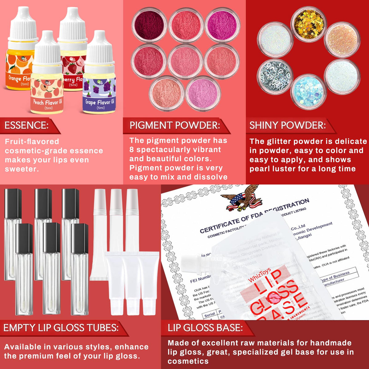WhizToys Mixing Tools Beaker and Spoons support precise shade creation.