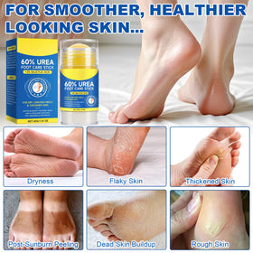 WHLH & Well-Being stick gliding on soles for quick moisturization