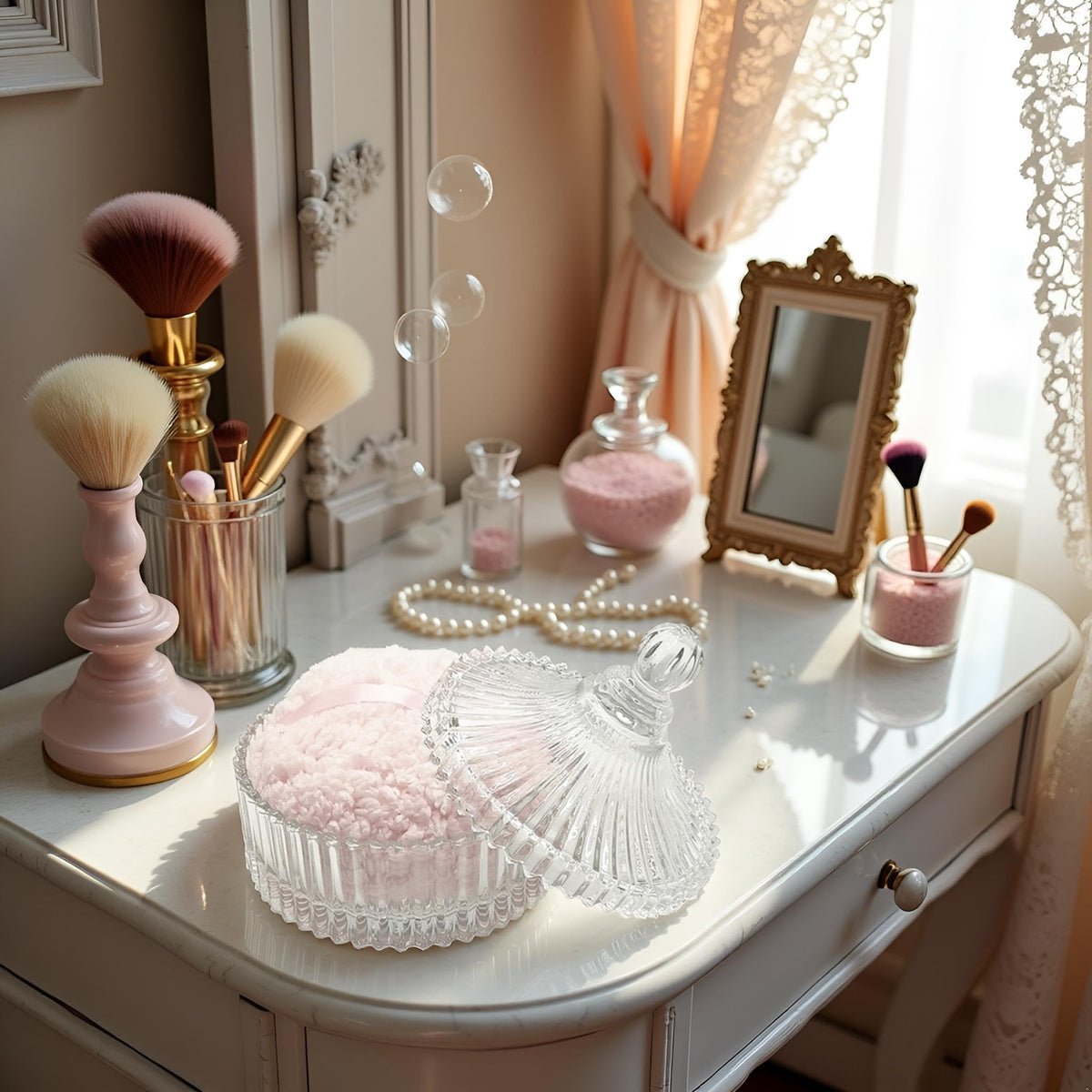WHSLILR gift-ready powder puff case suitable for holidays and special occasions.