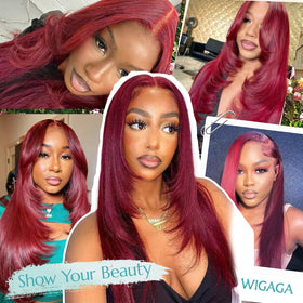 WIGAGA complete package includes wig caps for easy styling