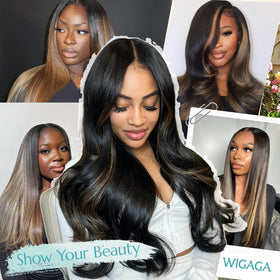 WIGAGA complete wig pack includes caps for ready-to-wear confidence
