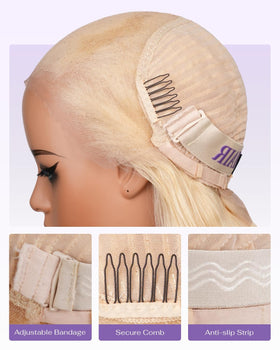 Wigcool 613 human hair wig 26-inch side-part for length and versatility.
