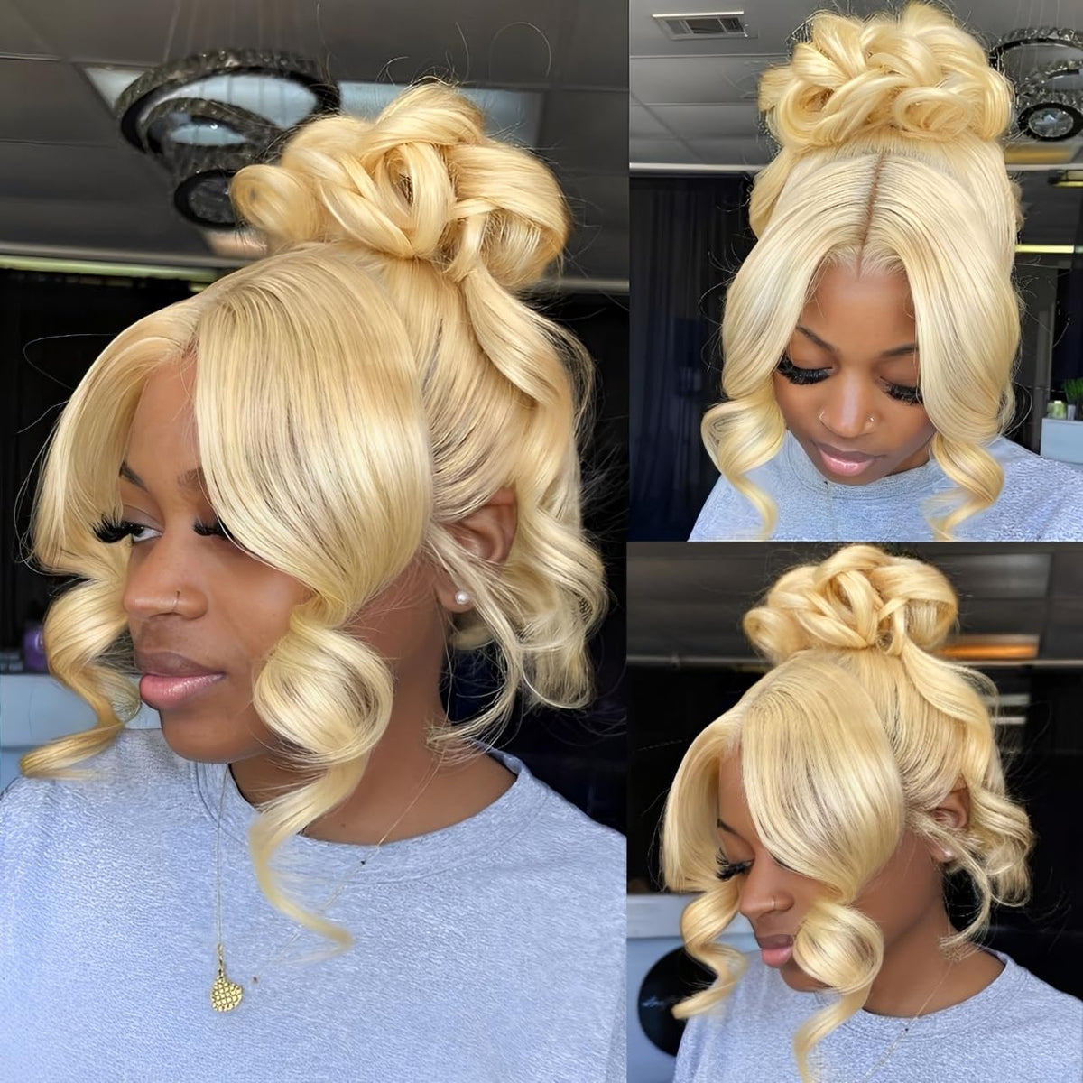 Wigcool hidden strap 360 lace front wig for secure fit and natural movement.