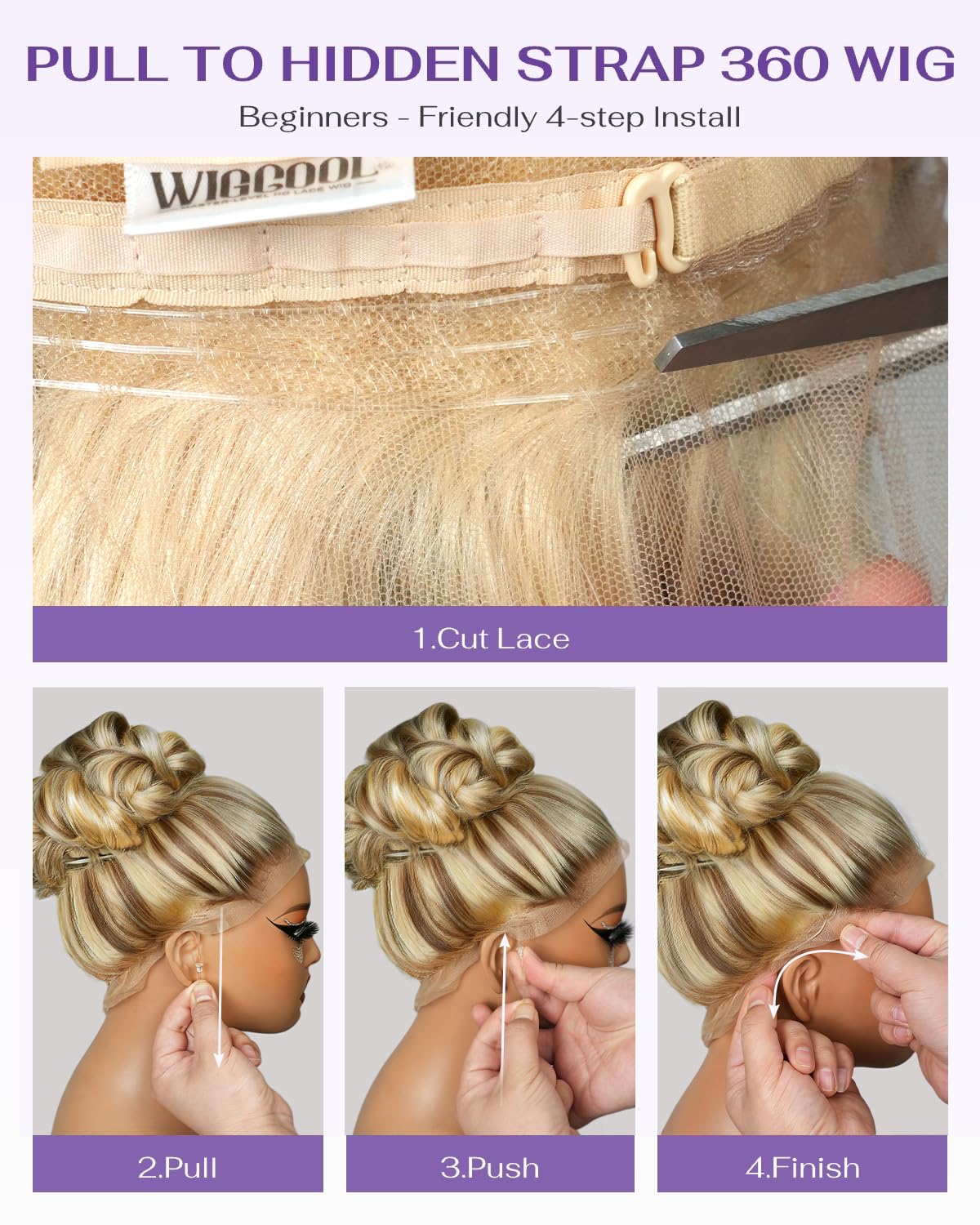 wigcool P18 613 180 density full cap for fullness and natural swing