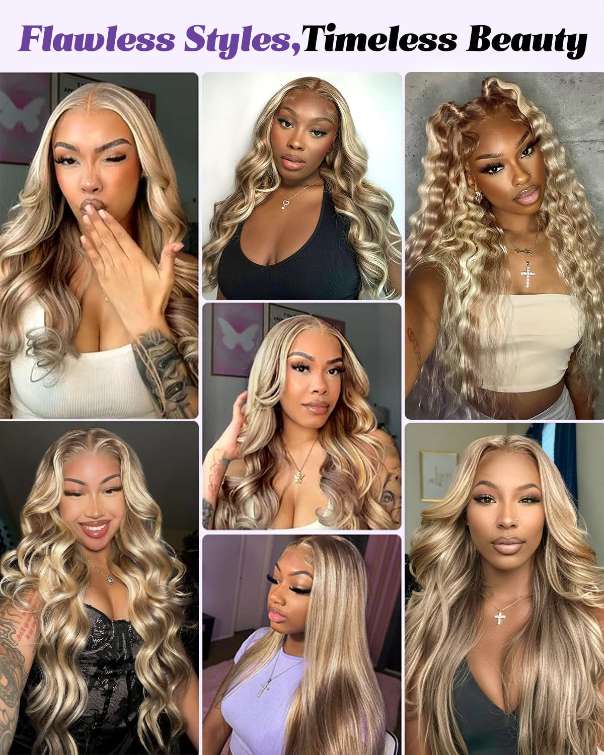 wigcool P18 613 26 inch length enables dramatic styling options