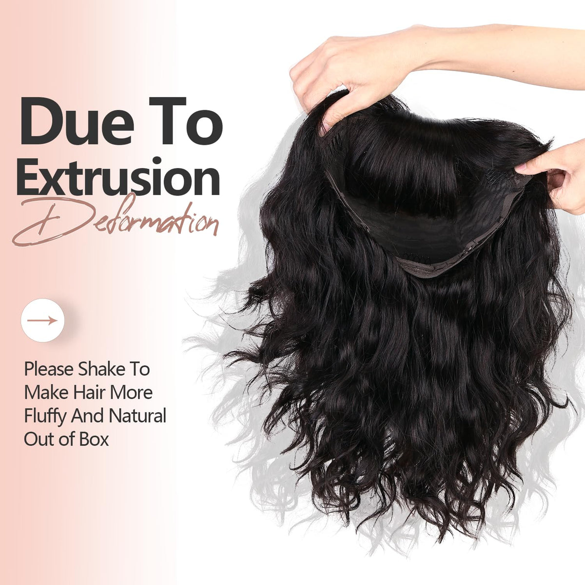 WIGER 16-inch natural black waves for everyday styling.