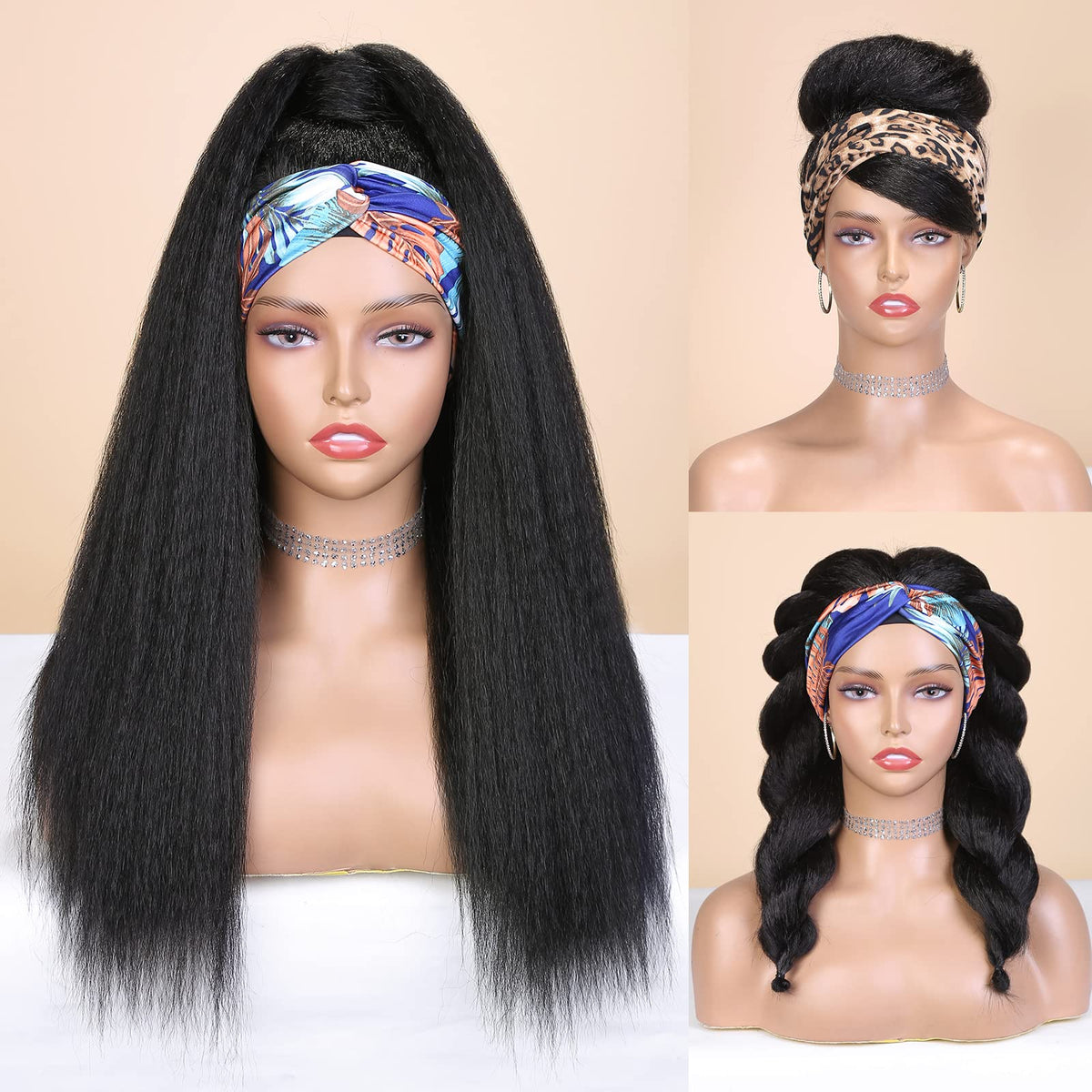 WIGNEE no lace front design for quick wear and comfort.